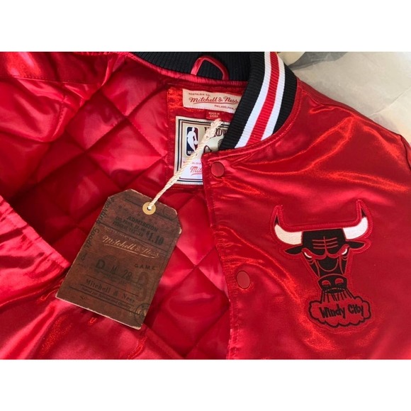 XXL Mitchell & Ness NBA Jacket Chicago Bulls - Picture 7 of 12